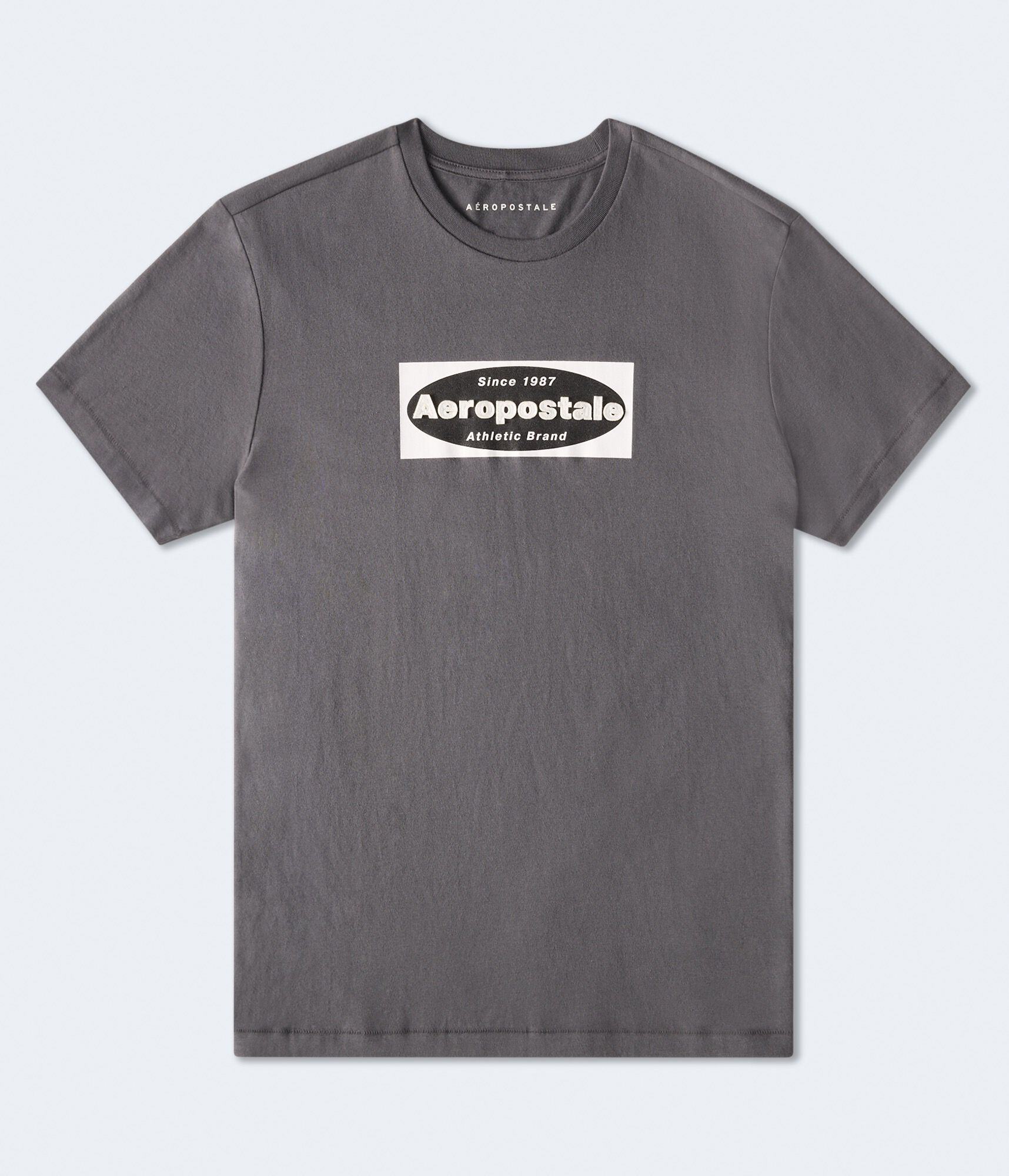 Aeropostale Box Logo Appliqué Graphic Tee