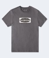 Aeropostale Box Logo Appliqué Graphic Tee