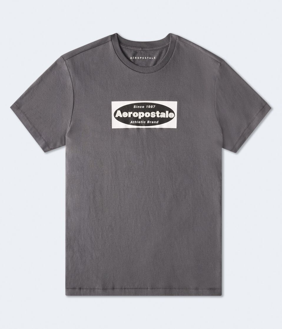 Aeropostale Box Logo Appliqué Graphic Tee