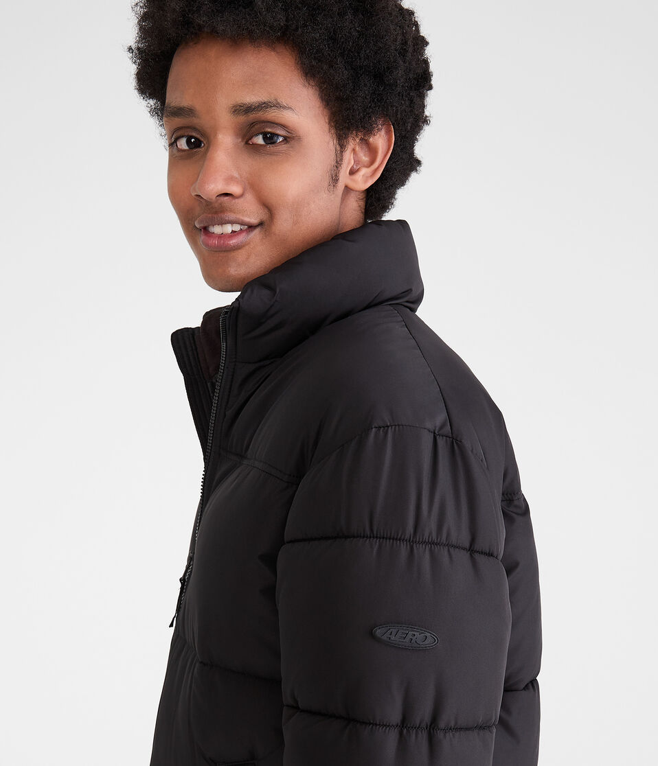 Heavyweight Mock-Neck Puffer Jacket