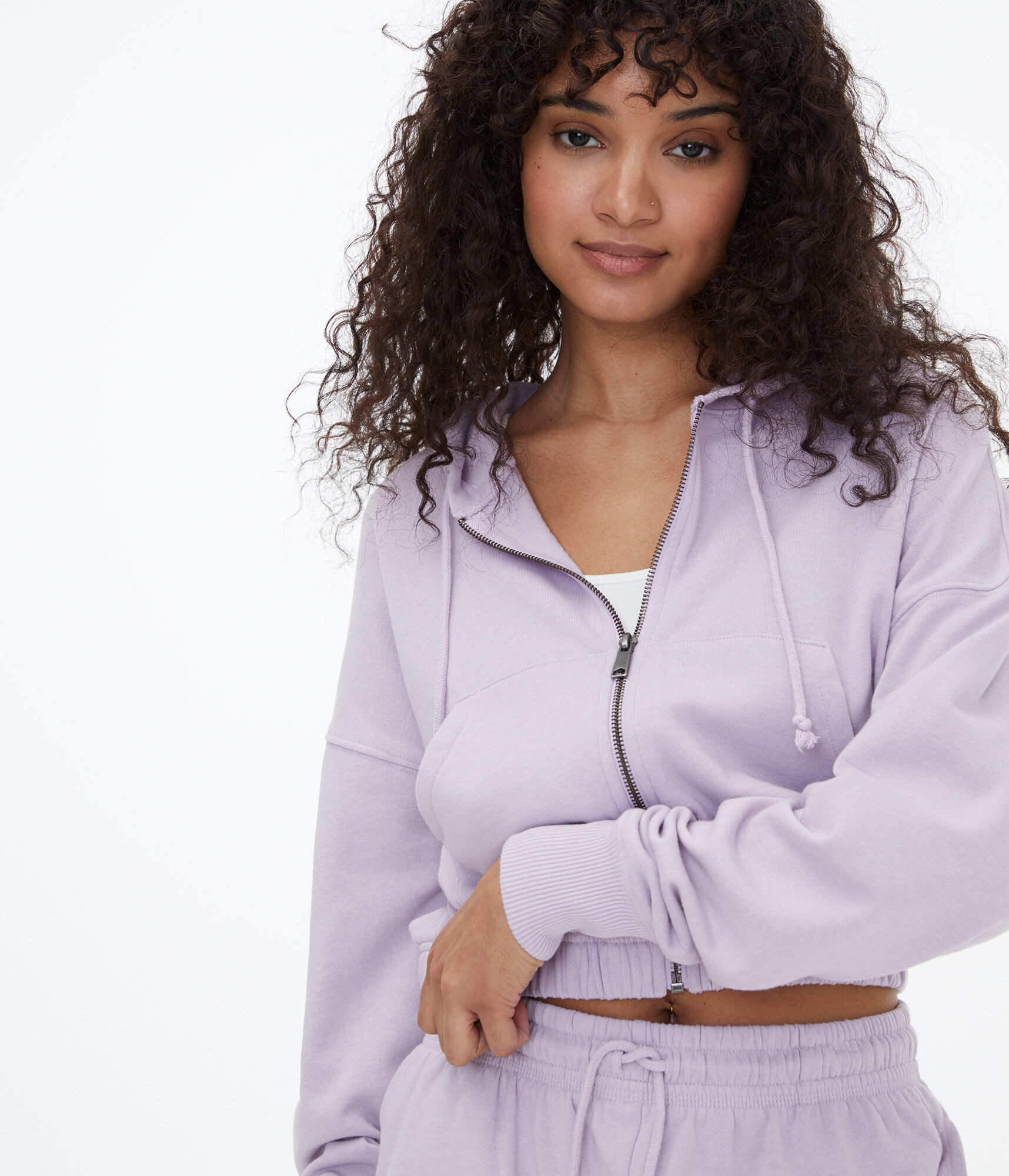 Relaxed Full-Zip Hoodie