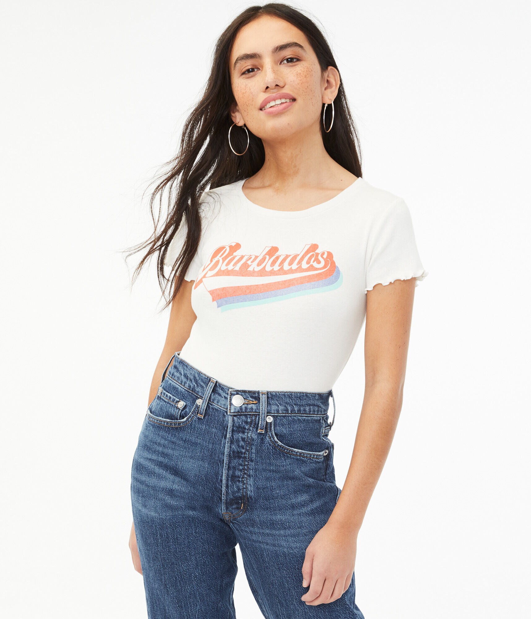 Barbados Shrunken Tee