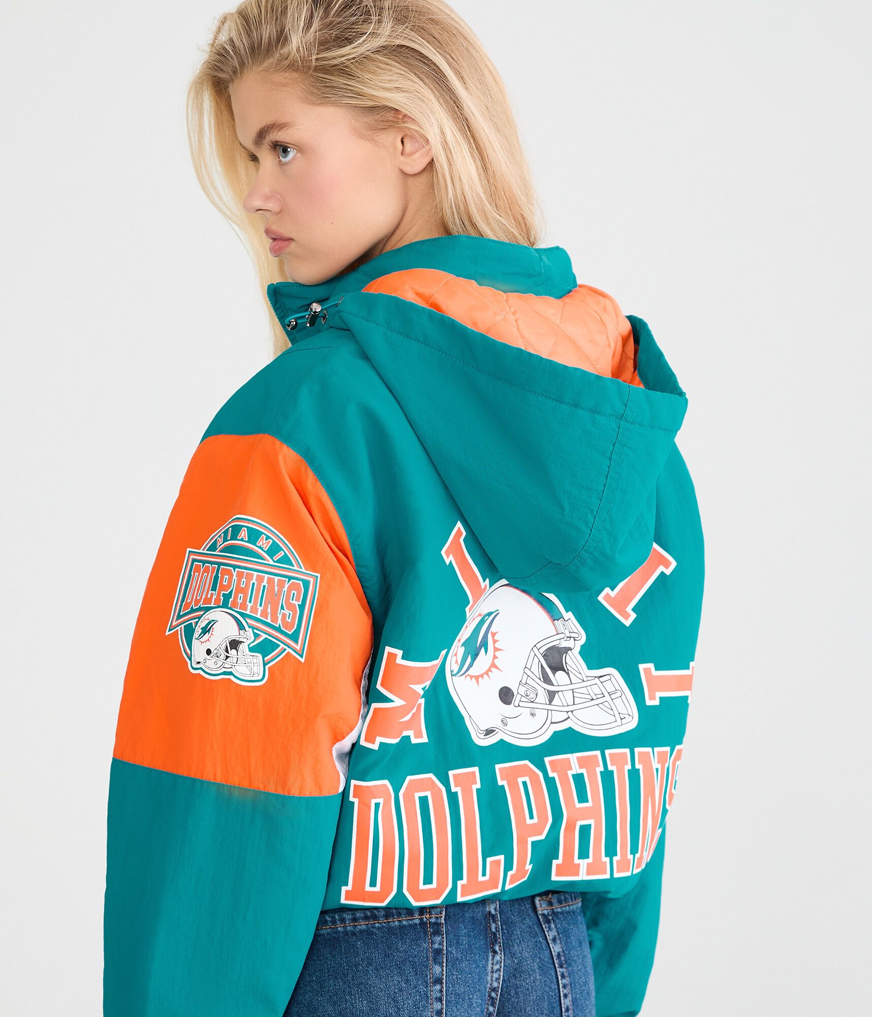Miami Dolphins Hooded Sideline Jacket