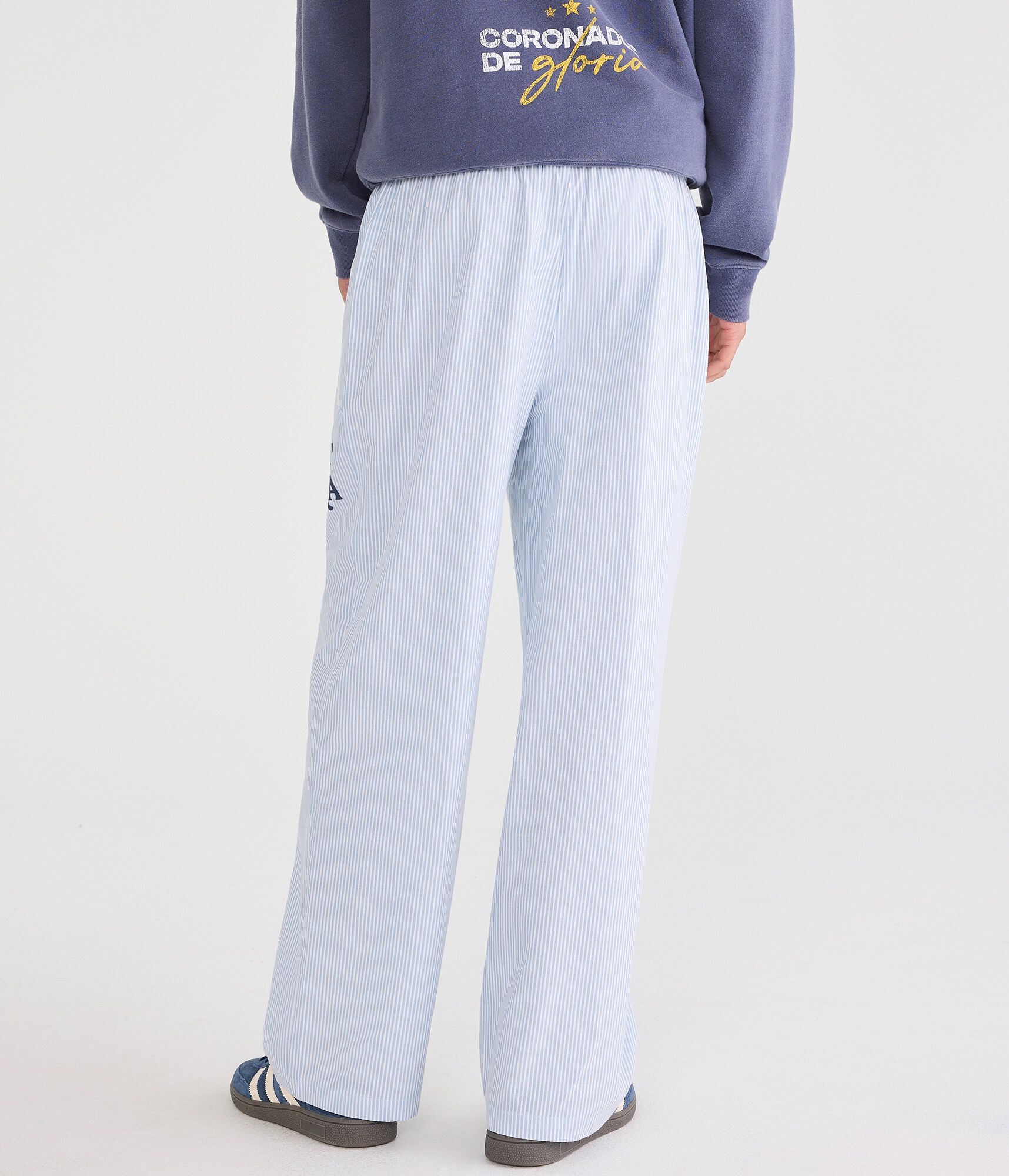 Argentina Football Striped Lounge Pants