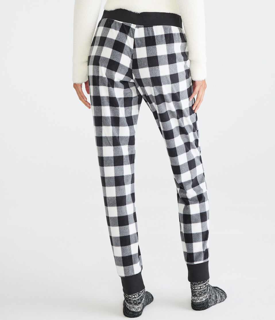 Buffalo Plaid Polyfleece Sleep Joggers