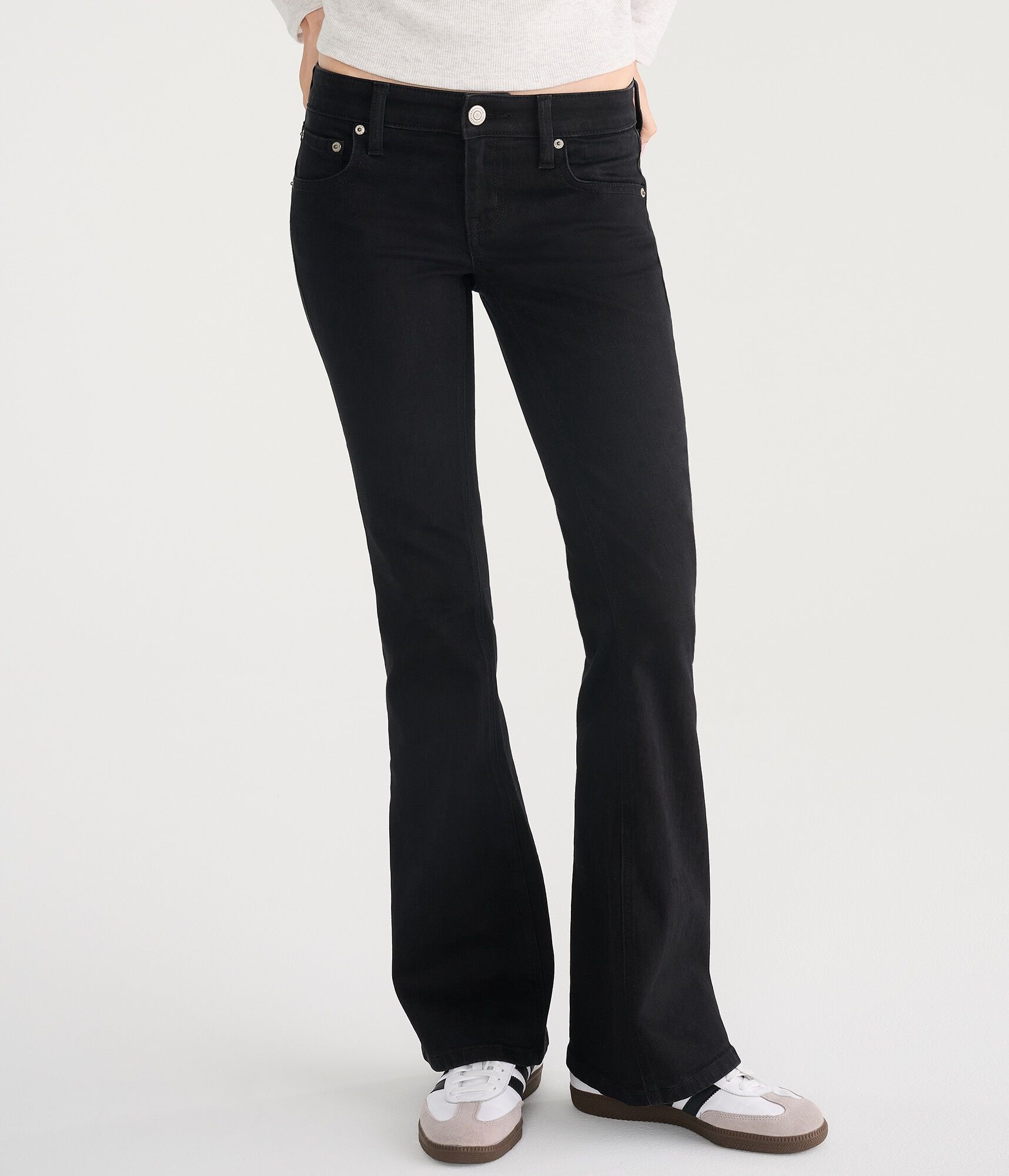 Low-Rise Flare Jean