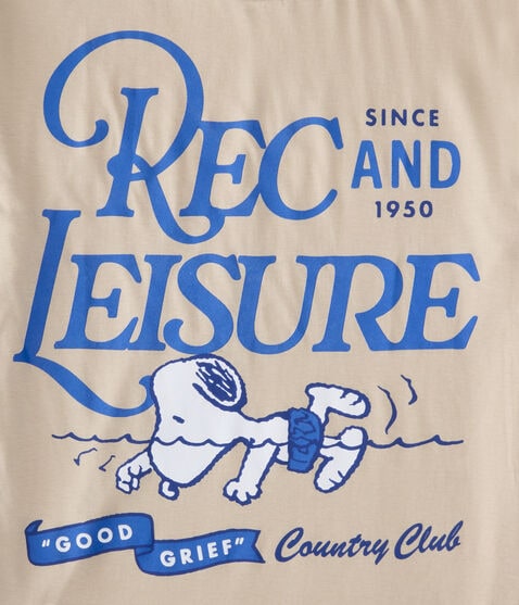 Snoopy Rec & Leisure Relaxed Graphic Tee Snoopy Rec & Leisure Relaxed Graphic Tee
