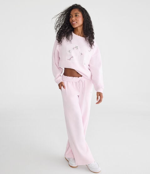 Cloud Soft Floral 96 Oversized Crew Sweatshirt Cloud Soft Floral 96 Oversized Crew Sweatshirt