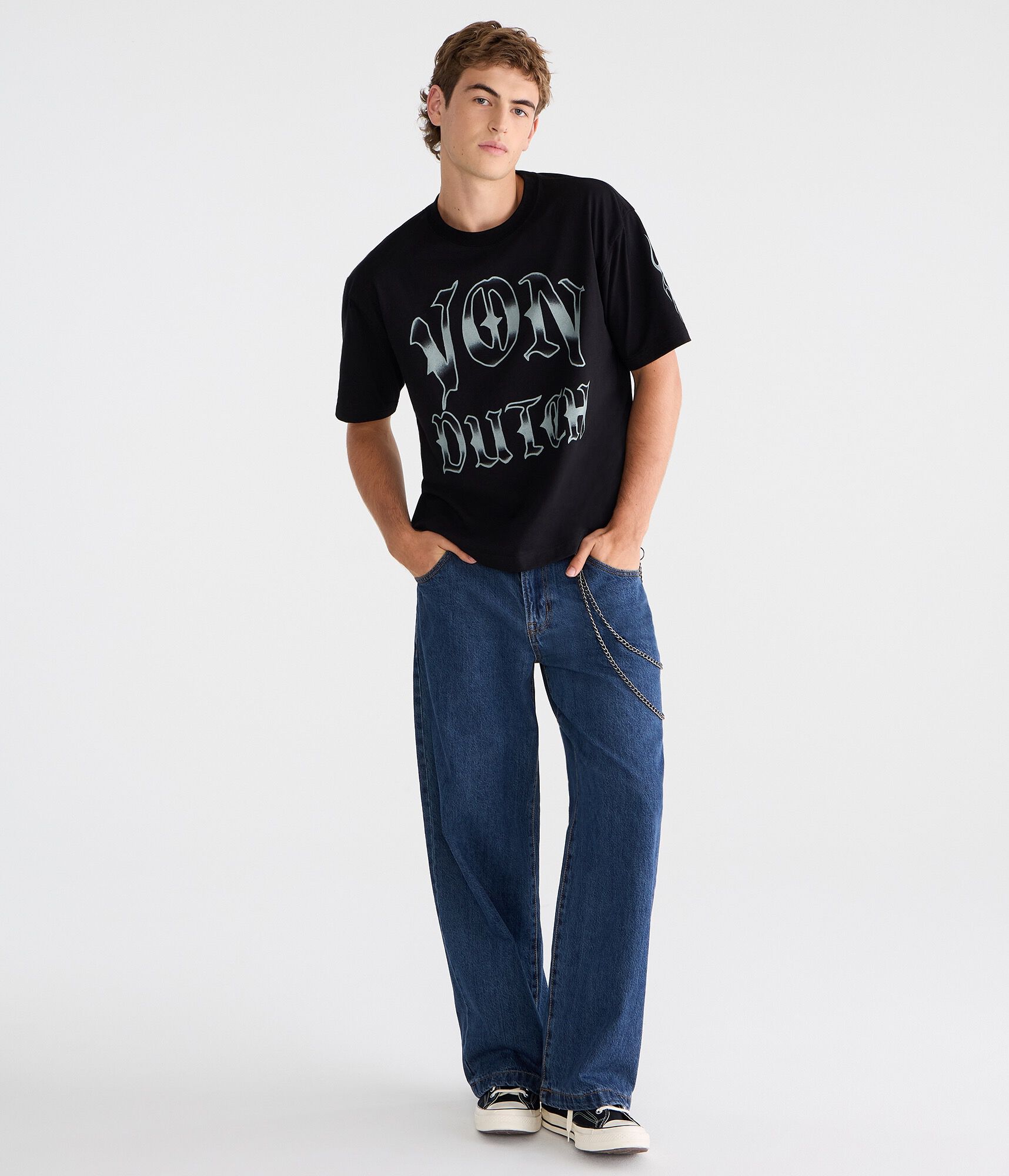 Von Dutch Chrome Tattoo Graphic Tee