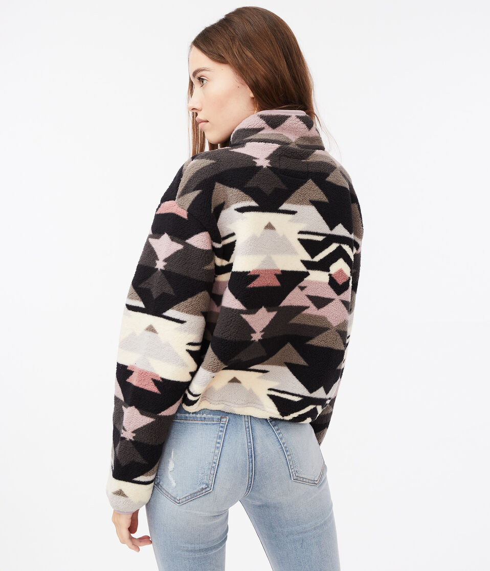 Aztec Sherpa Fleece Half-Zip Pullover