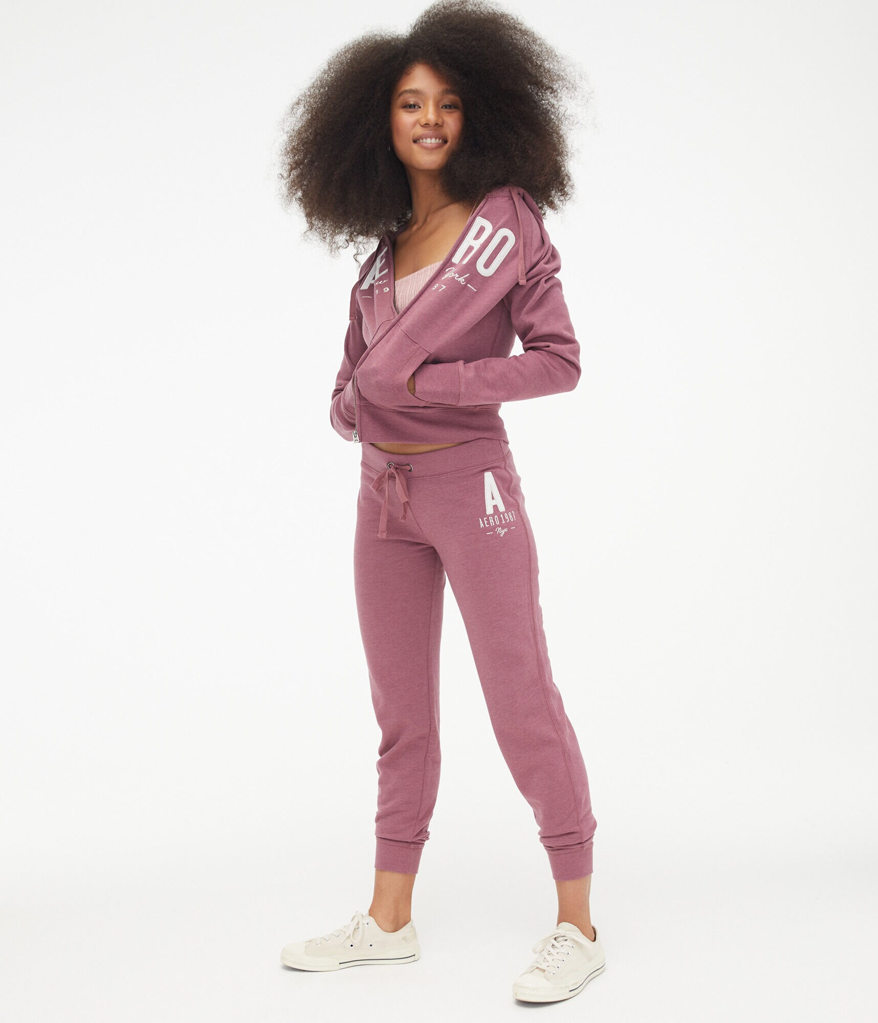 Aero 1987 Letter Jogger Sweatpants