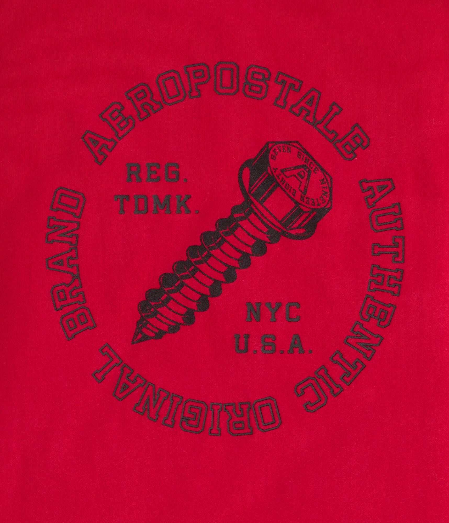 Aeropostale Screw Logo Graphic Tee