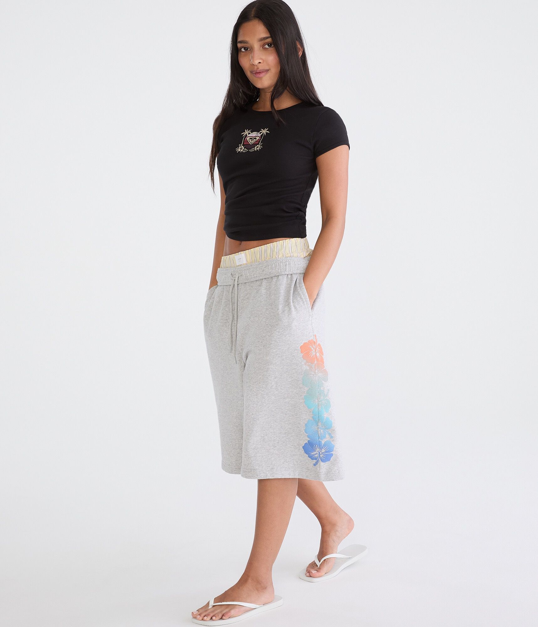 Roxy Logo Graphic Baby Tee