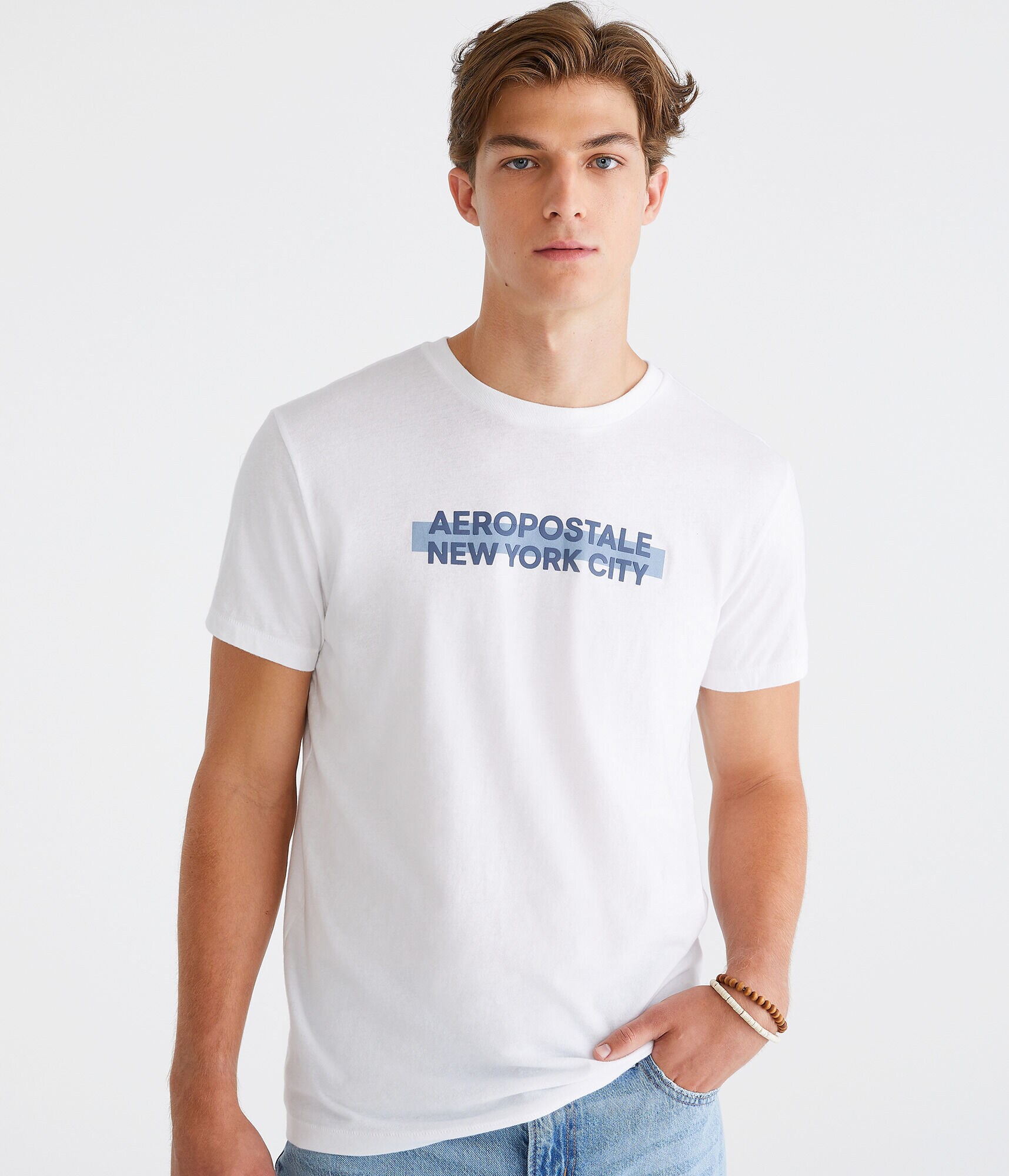 Aeropostale New York City Box Logo Graphic Tee