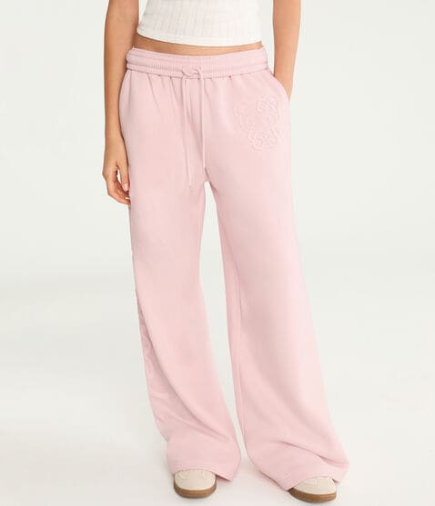 Hello Kitty | Aero Tonal Teddy Wide Leg Sweatpants Hello Kitty | Aero Tonal Teddy Wide Leg Sweatpants