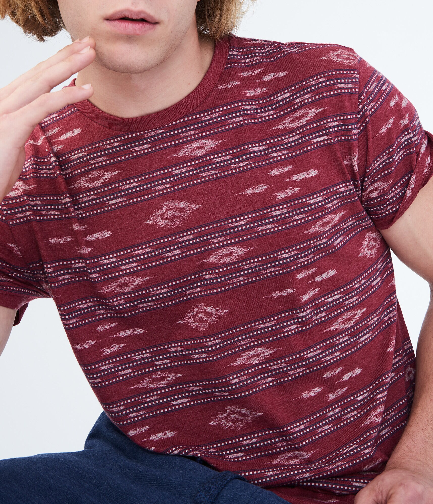 Jacquard Graphic Tee