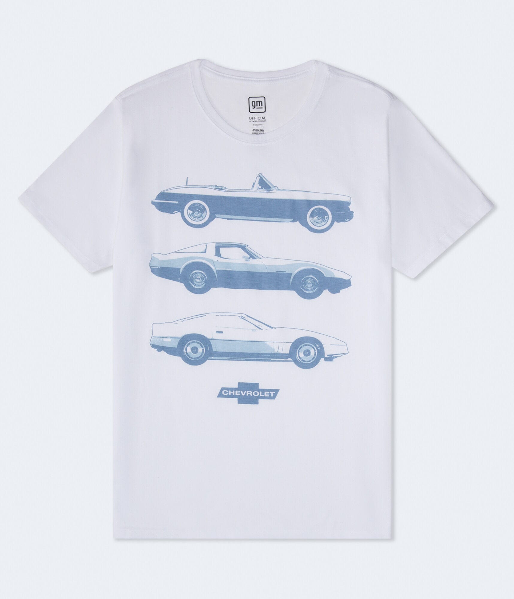 Chevy Corvettes Oversized Graphic Tee