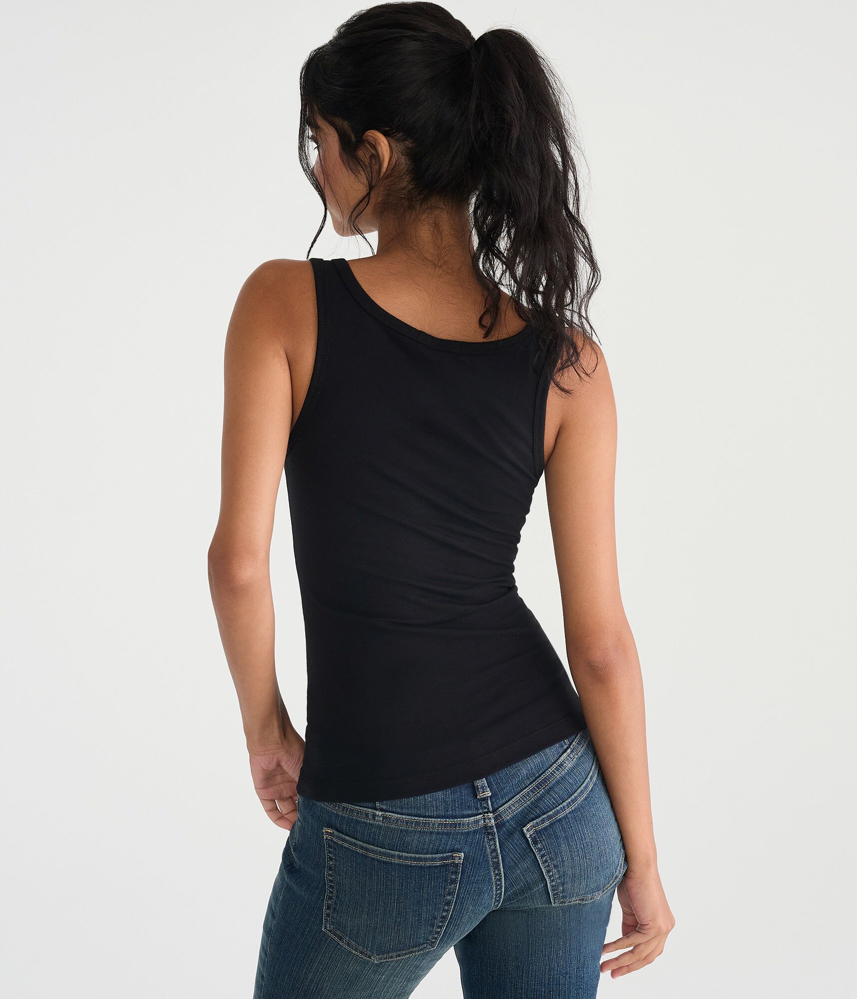 Von Dutch Rhinestone Star Tank Top