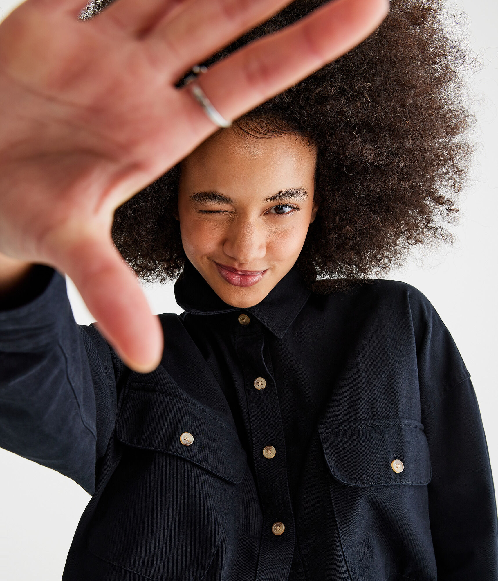 Relaxed Shirt Jacket