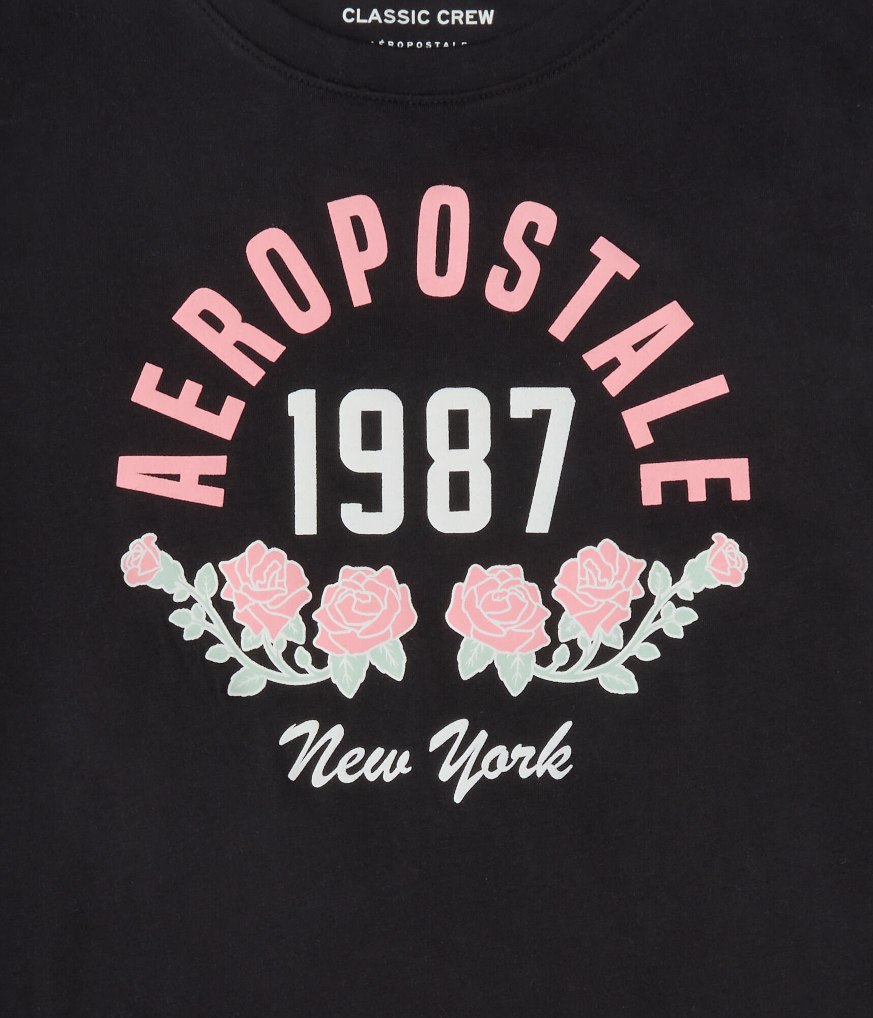 Aeropostale 1987 Roses Graphic Tee