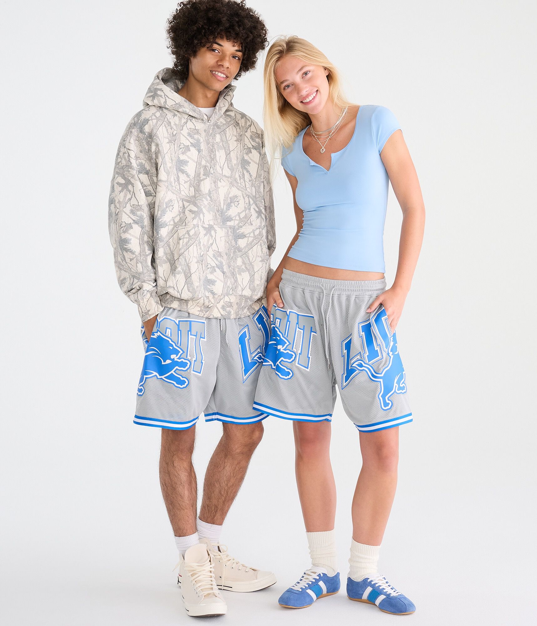 Detroit Lions Mesh Shorts