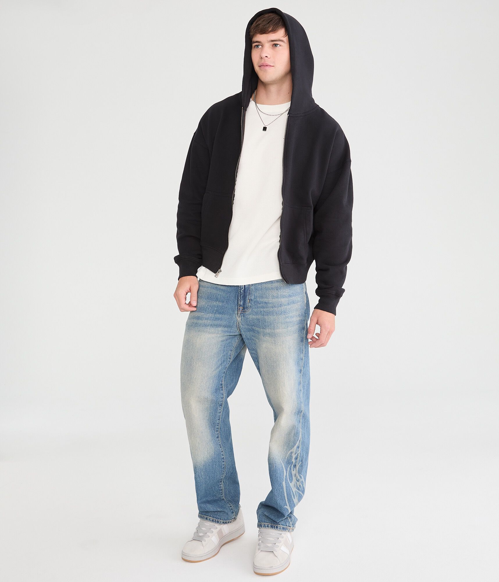 Cloud Soft Boxy Full-Zip Hoodie
