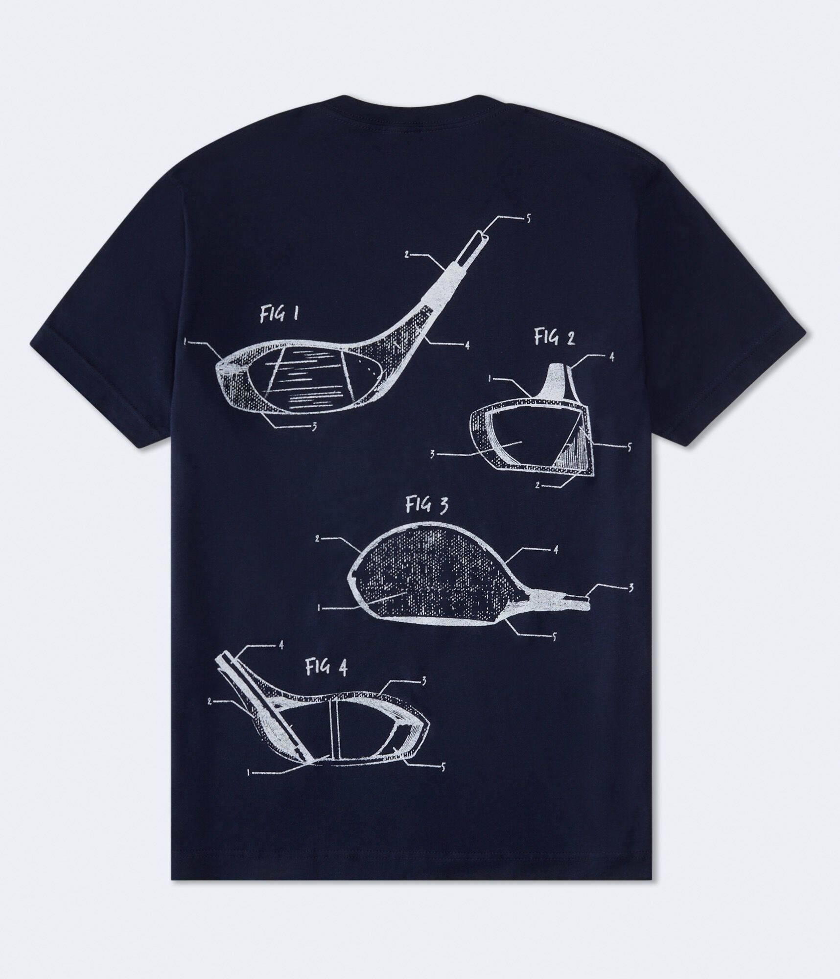 PGA Golf Club Anatomy Relaxed Graphic Tee