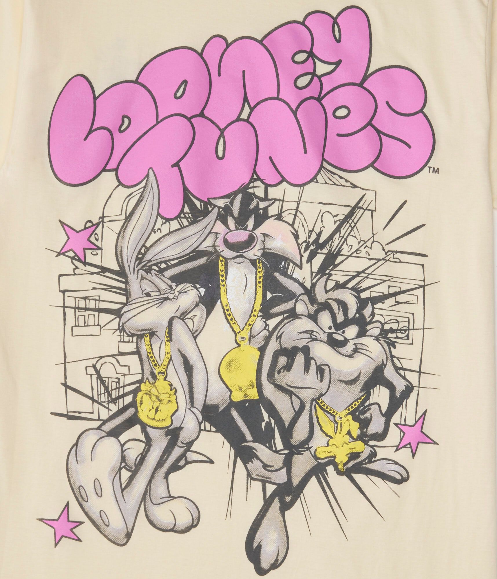 Looney Tunes Gold Chains Relaxed Graphic Tee