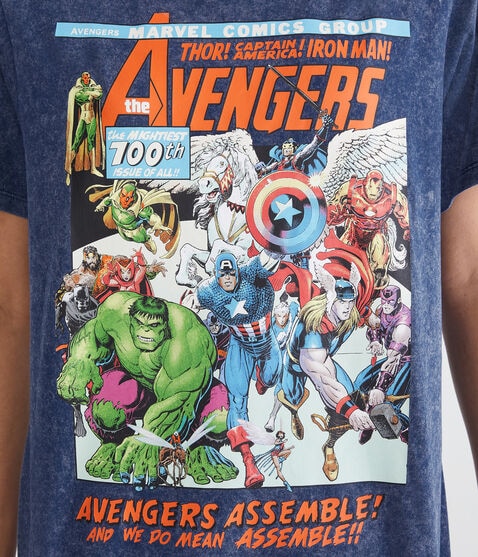 Marvel | Aero Avengers 100th Comic Relaxed Graphic Tee Marvel | Aero Avengers 100th Comic Relaxed Graphic Tee