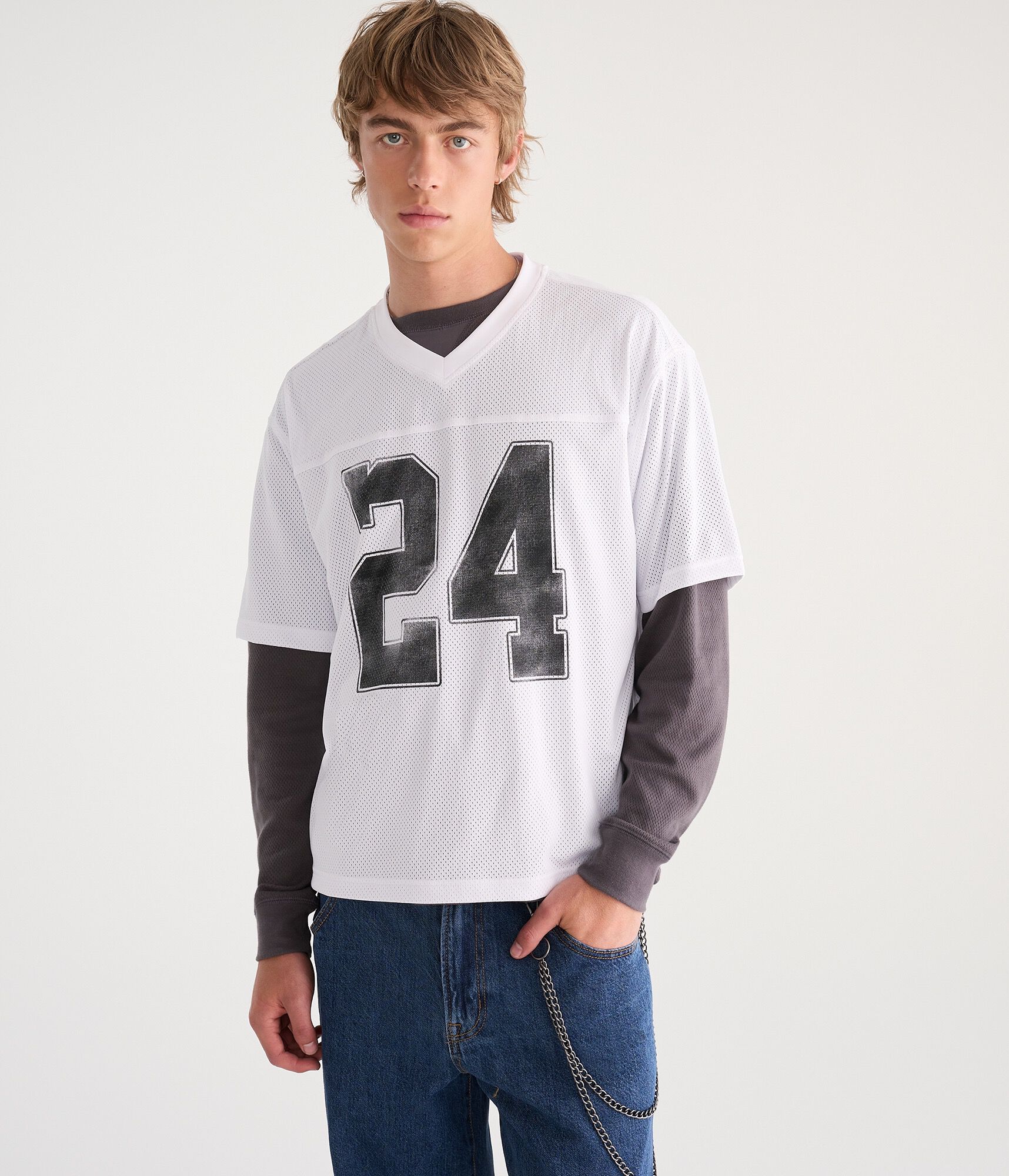 East Coast 24 V-Neck Boxy Mesh Jersey