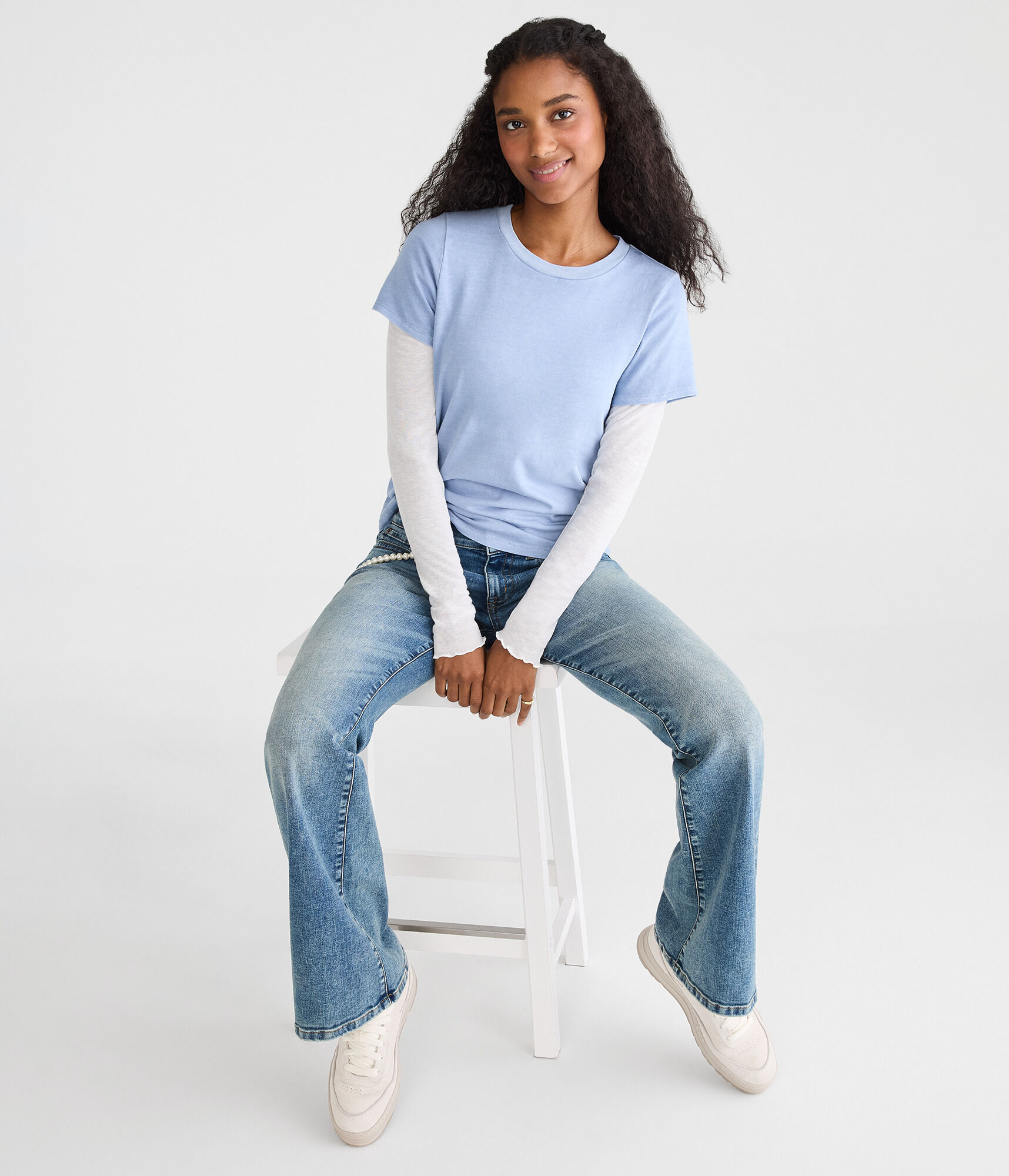 Washed Vintage Fit Crew Tee - SKU MERGED TO 80644558