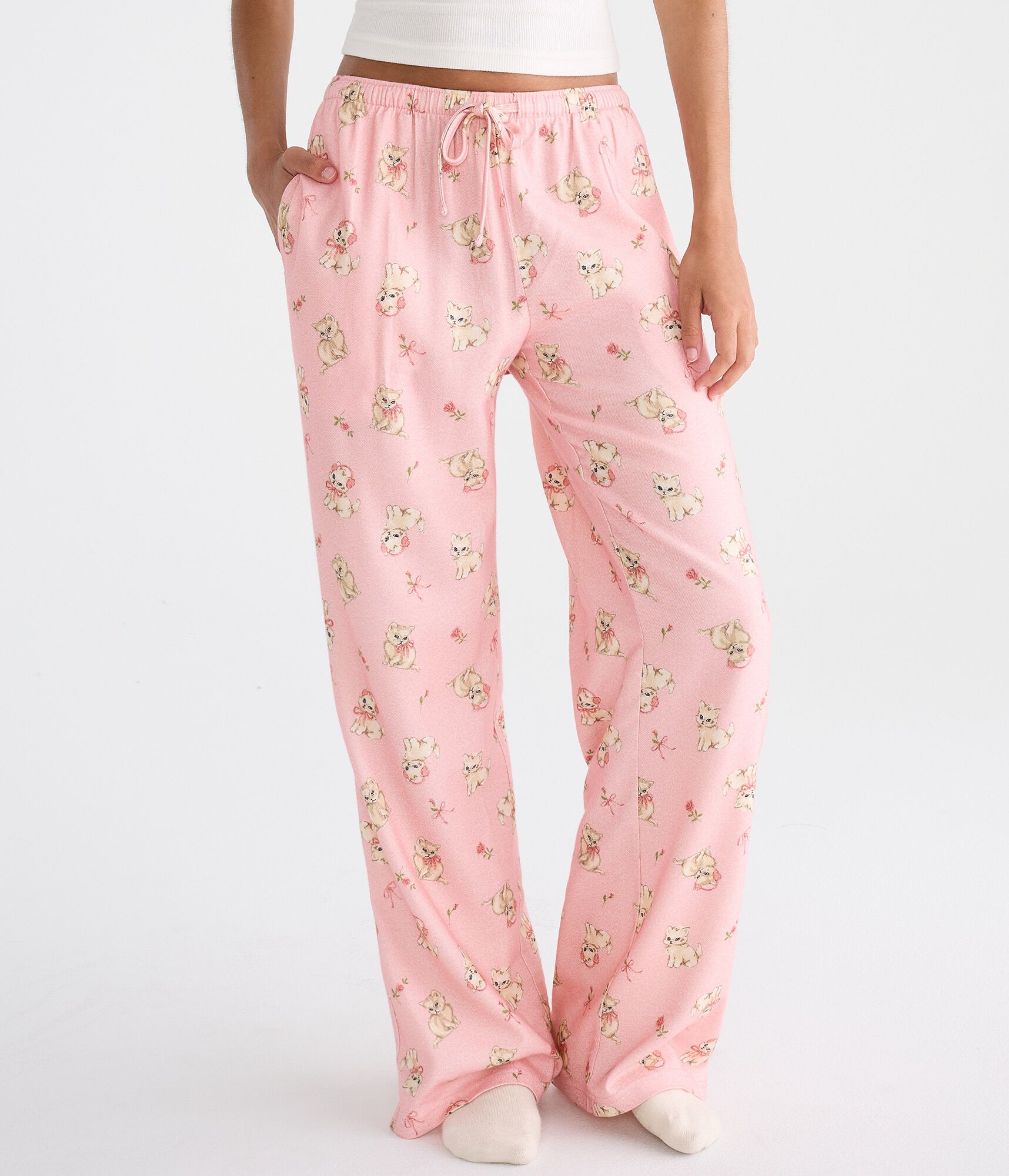 Kittens Flannel Sleep Pants