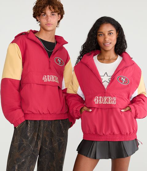 San Francisco 49ers Hooded Sideline Jacket San Francisco 49ers Hooded Sideline Jacket
