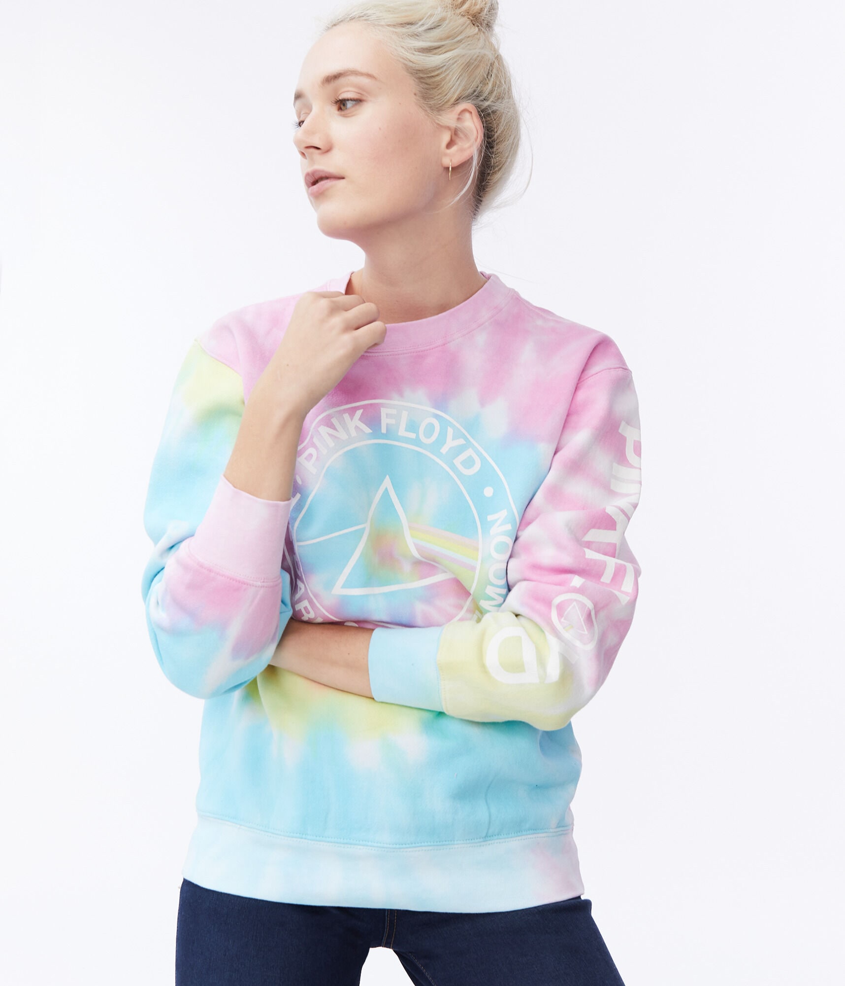 Pink floyd sweatshirt tie dye Clearance