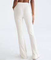 Flare High-Rise Waffle Sleep Pants