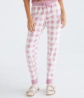 Buffalo Plaid Polyfleece Sleep Joggers