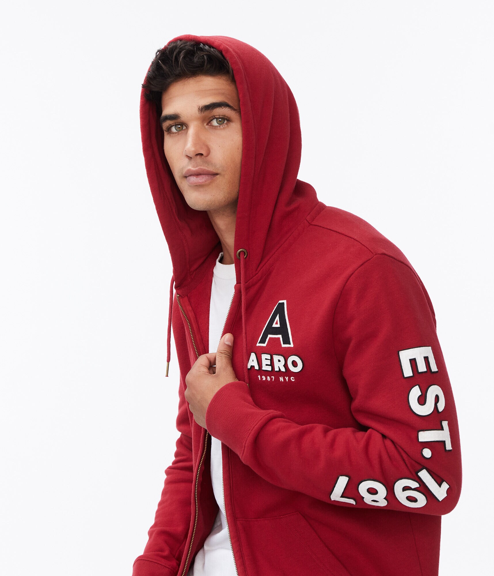 Aero 1987 NYC Full-Zip Hoodie