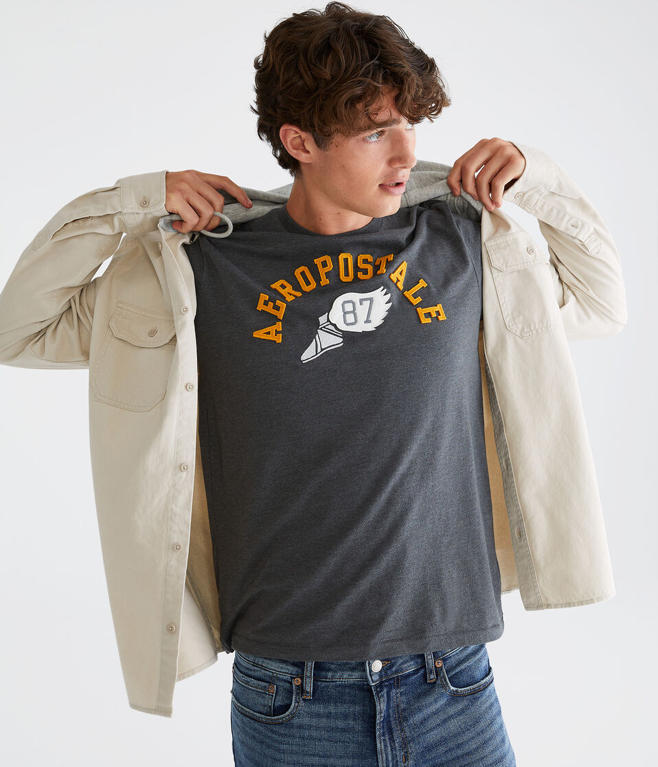 Aeropostale 87 Winged Foot Graphic Tee