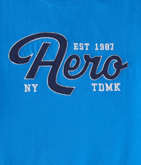 Aero Script Appliqué Graphic Tee