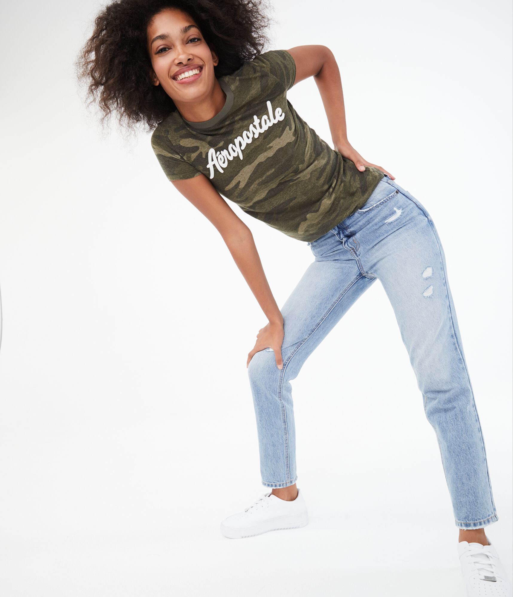 Camo Aeropostale Graphic Tee