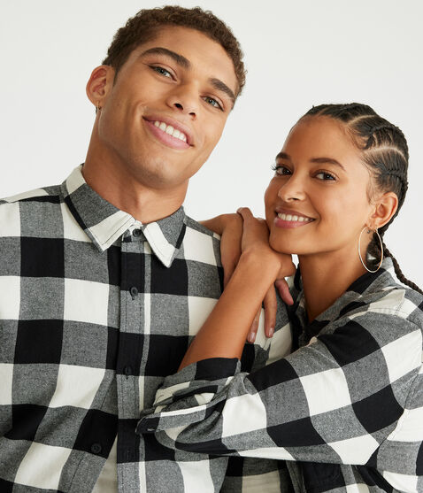 Long Sleeve Buffalo Check Softspun Flannel Shirt Long Sleeve Buffalo Check Softspun Flannel Shirt