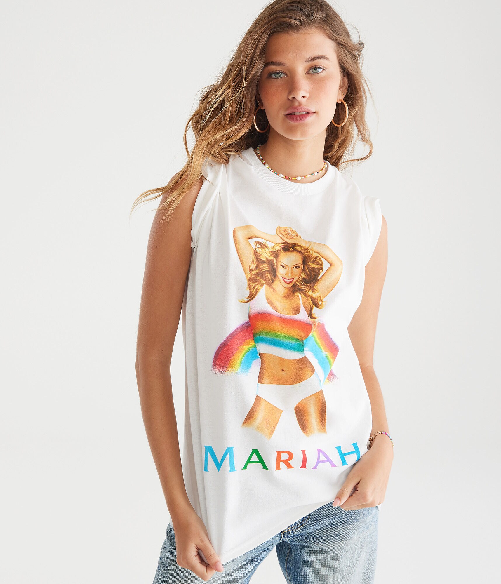 Mariah Carey Rainbow Boyfriend Graphic Tee