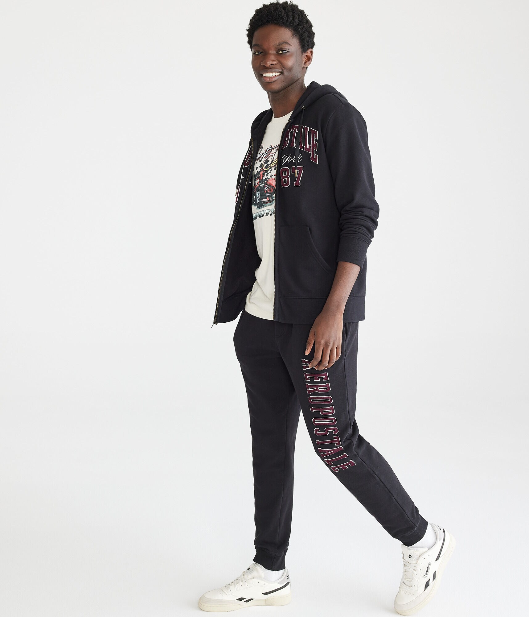 Aeropostale 1987 Heritage Full-Zip Hoodie