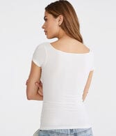 Seriously Soft Sculpt Square-Neck Tee