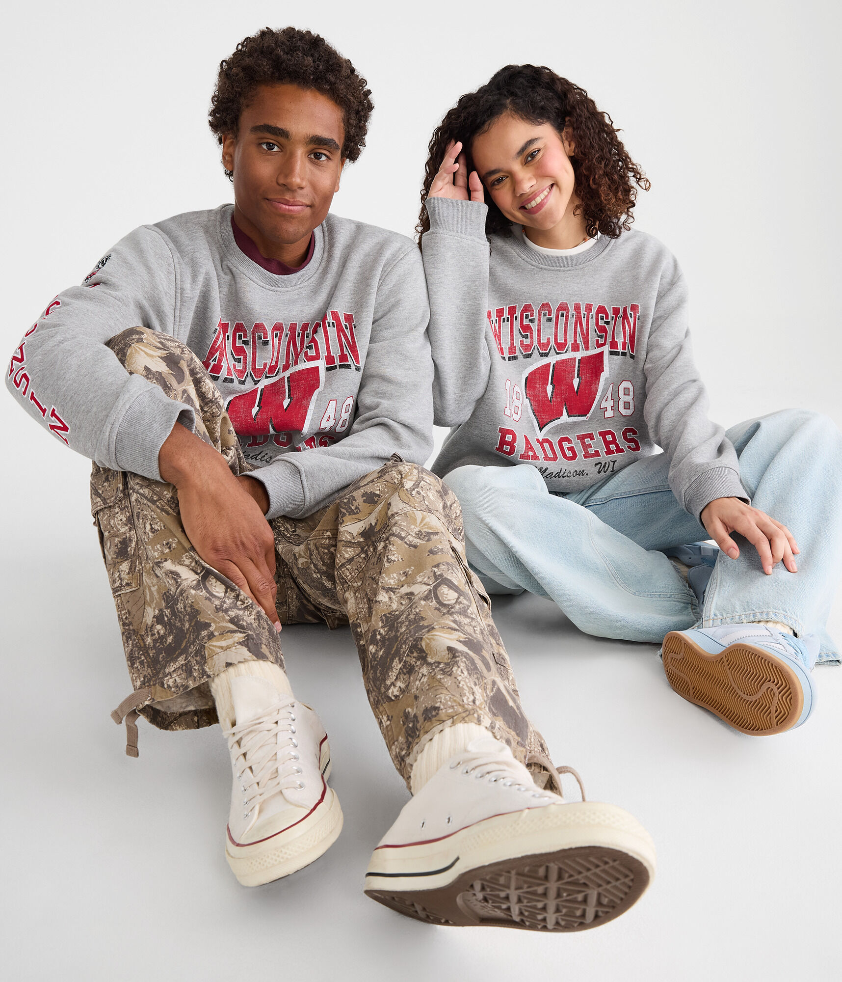 Wisconsin Badgers Crew Sweatshirt