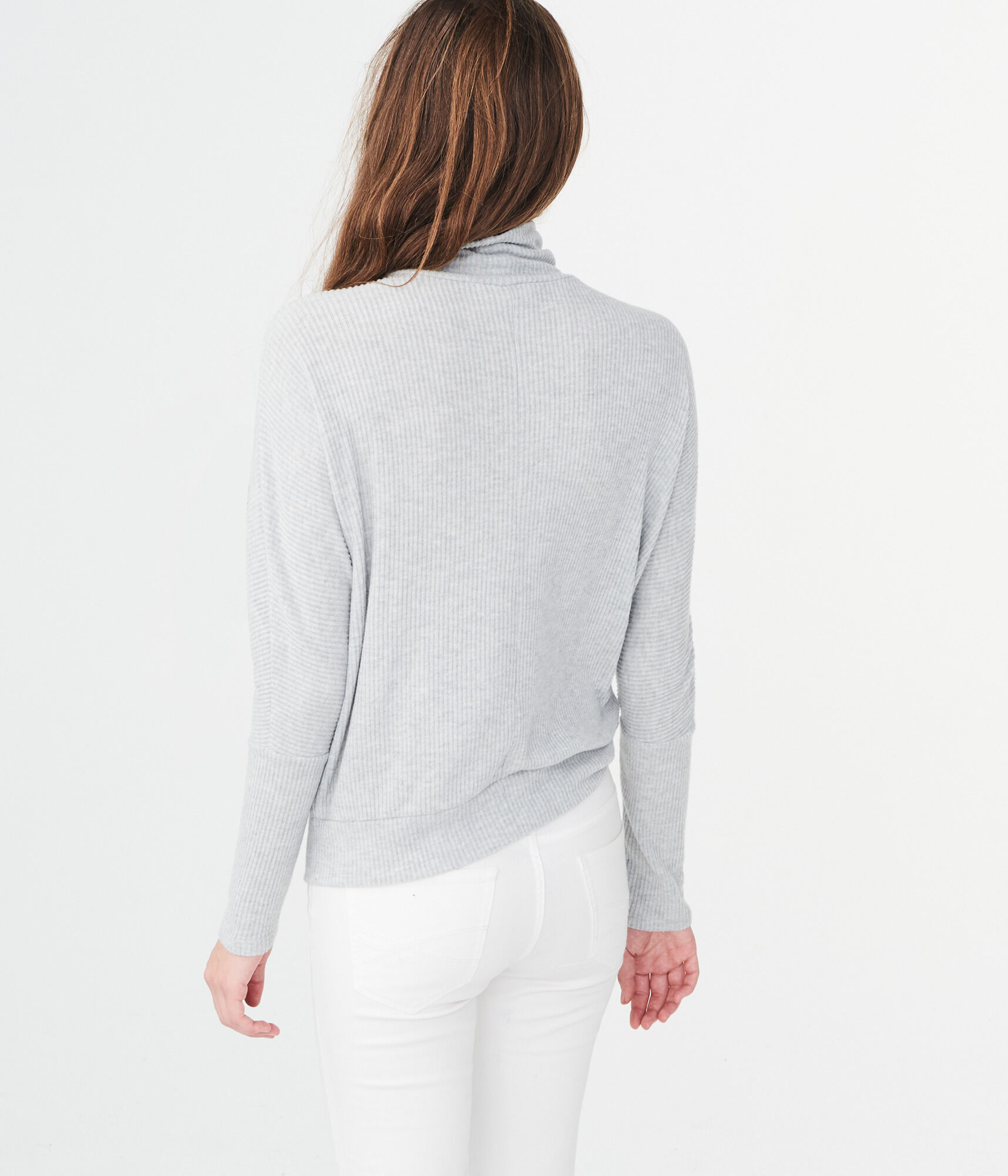 最終cantate tartle neck long sleeve 48 J.McLaughlin Arlette Solid Ribbed Knit Long Sleeve