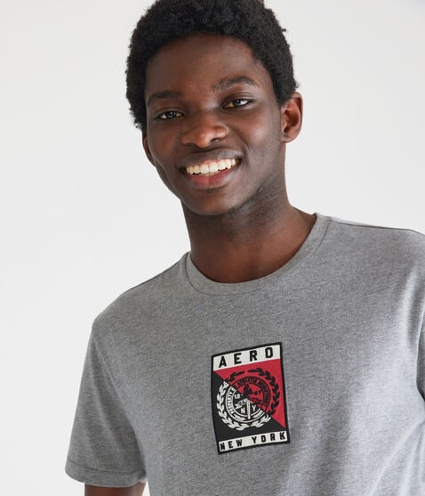 Aero Athletic Crest Appliqué Graphic Tee