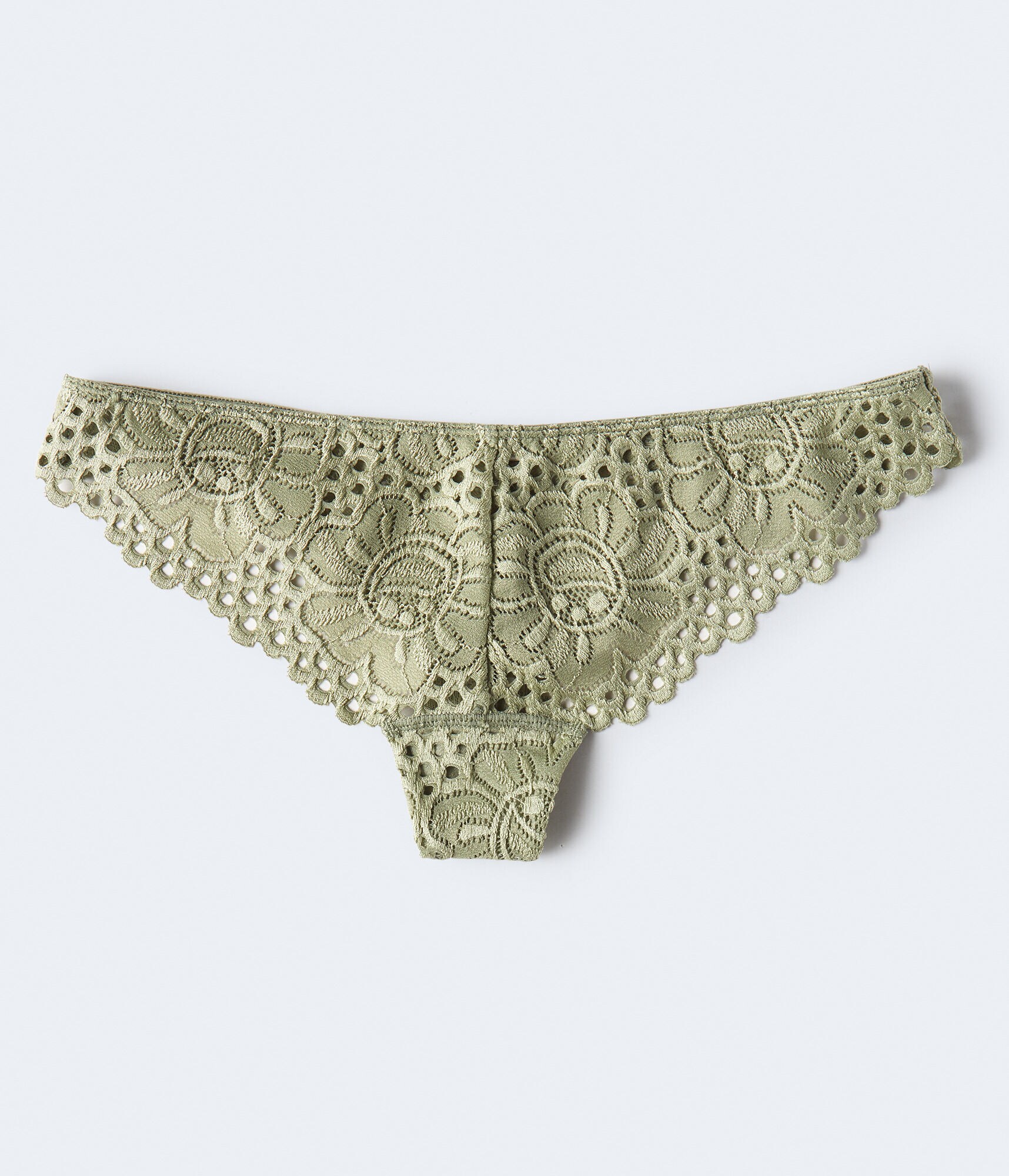 Floral Lace Thong