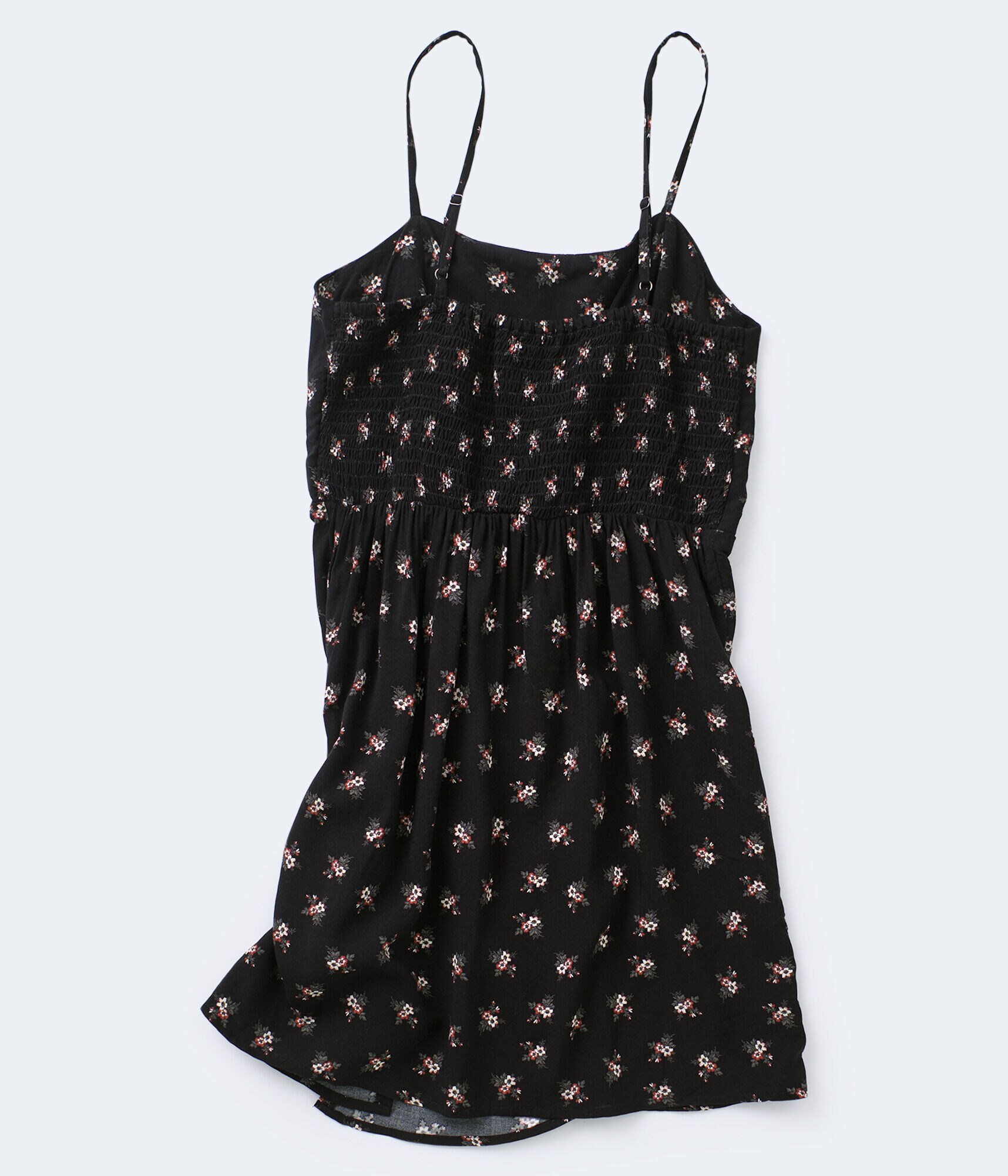 Floral Square-Neck Ruched Mini Dress