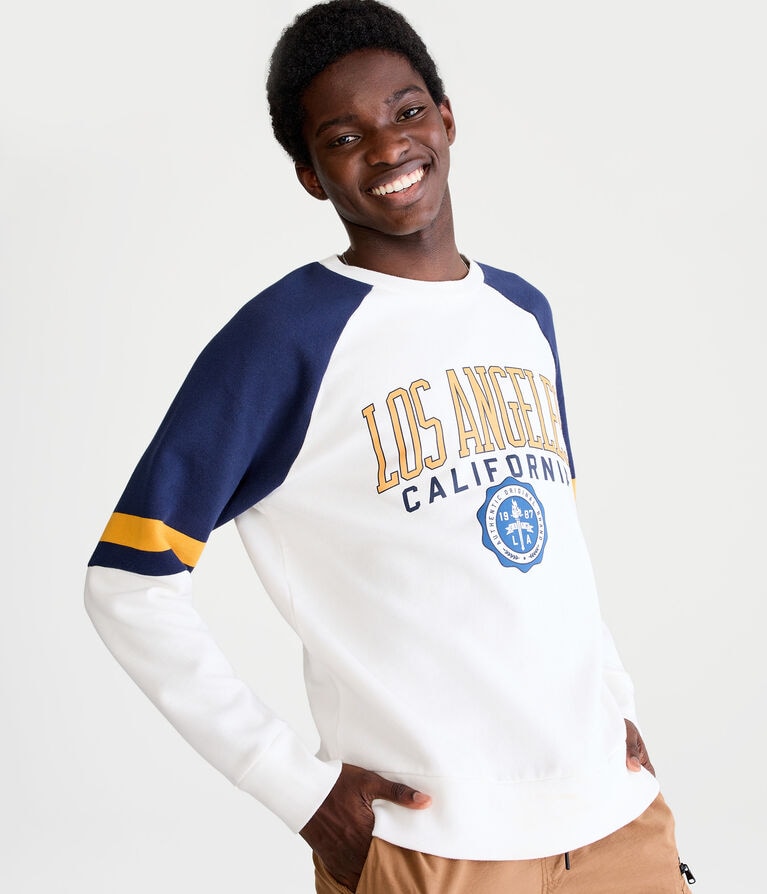 Colorblock Crew Los Angeles Colorblock Crew Sweatshirt